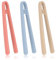 3pcs Silicone Mini Tongs, 5.5 Inch Colored Small Tongs for Kids, Baby, Toy, Serving, Appetizers, Fruit, Ice Cube, Candy, Pastries