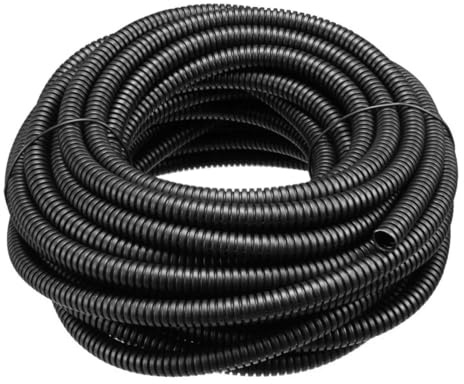 MOCNT Conduit Cable Auto Non Split Loom Tubing Wire Polyethylene Corrugated Flexible Conduit Tube Cable Management Sleeve Protection Pipe Cable Tidy Organiser Trunking 13mm 15meter