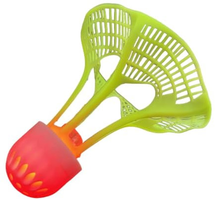 Dickly LED Badminton Federball Badminton Birdie Leuchtende Bälle Badminton für Indoor Outdoor Training Zubehör Sport Liefert, Rotlicht