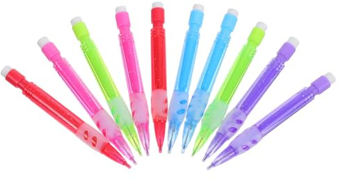 NUOBESTY 10 Porte-Mines Automatiques Mini 0 Avec Gomme Intégrée Crayons Mécaniques Courts 9.50 cm Pour Maison Bureau Et École Écriture Dessin Et Prise De Notes