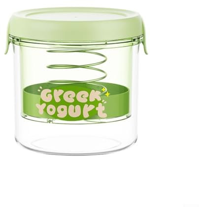 Yaourtière pour créer de délicieuses recettes de yaourt grec et fromage (vert rond)