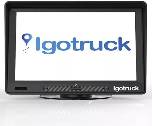 Igotruck 9 Pro Navegador GPS para Camión Profesional, Mapas Europa y Marruecos, +450.000 Puntos Interés, Actualizaciones Gratuitas, Ideal Camiones, Buses, Autocaravanas, Furgonetas Reparto