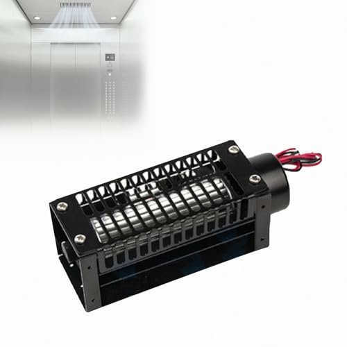 Vdhfgso DC Cross Flow Fan 12V/24V - Brushless Copper Motor, Ball Bearing, Broad Airflow Heat Dissipation, Small Drum Fan for Air Curtains​(30090,12V)