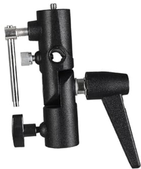 DIYEAH Soporte Giratorio Tipo h para Flash Soporte De Iluminación Metálico para Estudio Fotográfico y