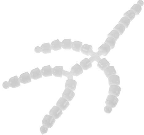 MUELODSIC Squelette De Poupée Mobile 15 Cm Plastique Blanc Silencieux Cadre Articulé Jouet DIY pour Garçon Et Filles Loisirs Créatifs Fêtes Présents