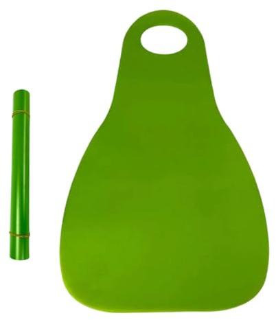 Kinder-Schneerutscher - Popo-Rutscher Schlitten Schneeflitzer Schnee-Teller Snowboard Vielseitiges Ganzjahres-Rodeln für Schnee, Sand Freizeit-Rutschbrett mit langlebigem Design (Green)