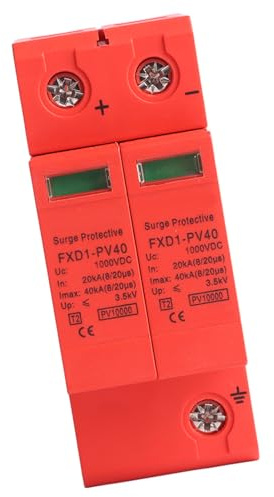 Rcniso Rack per Fulmini di Tensione, Sovratensione CC Fotovoltaica 2P, Sovratensione CC Fotovoltaica DC1000V 40Ka.