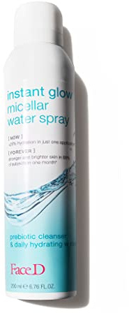 FaceD - Instant Glow Mizellenwasser-Spray mit Antioxidantienwirkung, 200ml