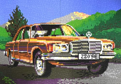 stickit Mini Stecksystem Mercedes 280SE (Oldtimer) ca. 7.600 Teile Nr. 42147