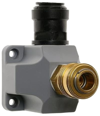 Druckluftverteiler EMSK 15-1, Ø 15 mm Kupplung 1-fach Grau/Schwarz Kunststoff