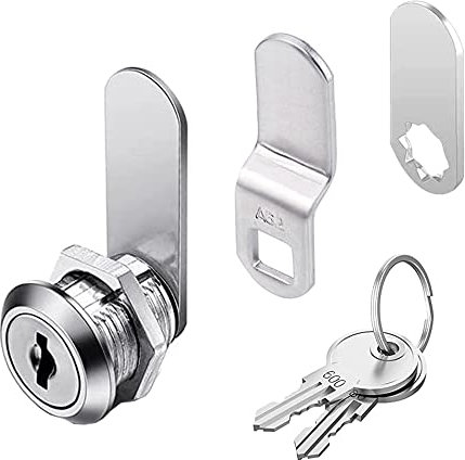 Generic Cabinet Lock - Drawer Lock with Key for Cupboard, Letterbox & Mailbox (16mm)