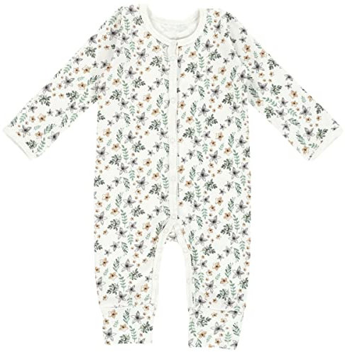 Alvi Pyjama Baby Schlafanzug | Baby Schlafstrampler | Babykleidung ab 0 Monate Kinderschlafsack Babyschlafsack | Schlafsack Neugeborene Kleinkinder Mädchen & Jungen | Ganzjährig