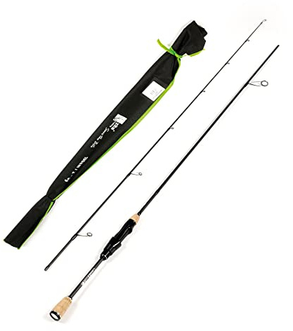 Zite Fishing UL Rute/Forellenrute 190cm 2-5g | Trout-Spoon Angel-Rute | Spinnrute Ultra Light mit Korkgriff zum Barsch & Forellen Angeln, Angeln Rute, Spinnruten, Forellen-Rute, Forellen-Angel