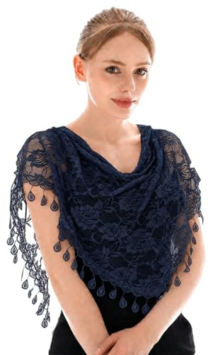 MAIRY Damen Schals Halstücher Stola Sommer Umschlagtücher Halstuch Hochzeiten Braut Bridemaids Abendgarderobe