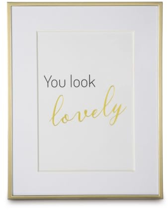 Hama Picture Frame 10 x 15 cm (Photo Frame, Portrait Frame, Portrait Format, Landscape Format, for Hanging, Standing, Hanging, Stand, Velvet, Glass Pane, with Mount, Picture Size 10 x 15 cm), Gold