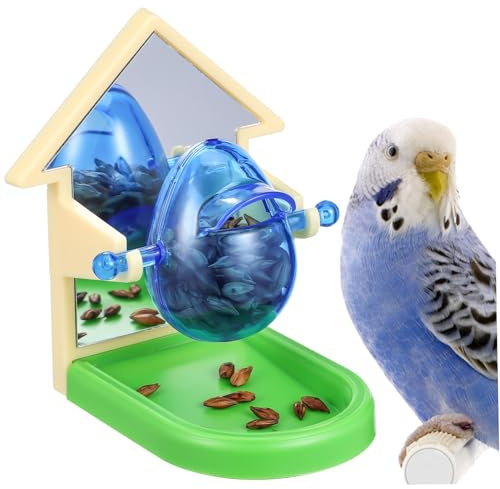 BESPORTBLE Parrot Foraging Toy Bird Food Dispenser Puzzle Toy for Budgies Conures Cockatiels Training Interactive Pet