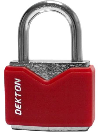 Dekton DT70222 40MM Lucchetto in acciaio coperto, nero