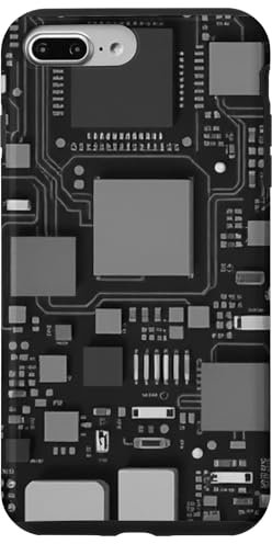 Carte mère vintage avec circuits électroniques Coque pour iPhone 7 Plus/8 Plus