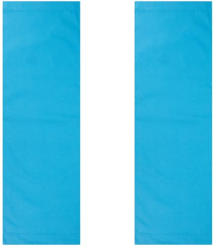 GORGECRAFT 120X43cm Beach Sling Chair Sostituzione Tela 2pz Sedie da Esterno Coperture Sostituzioni Blu Cielo Profondo Reclinabile Portatile Sling Chair Tessuto per Prendere Il Sole Giardino Cortile