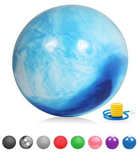 Glamexx24 Gymnastikball Pilates Ball 25cm-75cm Dick Anti-Burst Trainingsball, Soft Yoga Ball for Zuhause Büro Abdominal and Shoulder, Balance, Sport Training