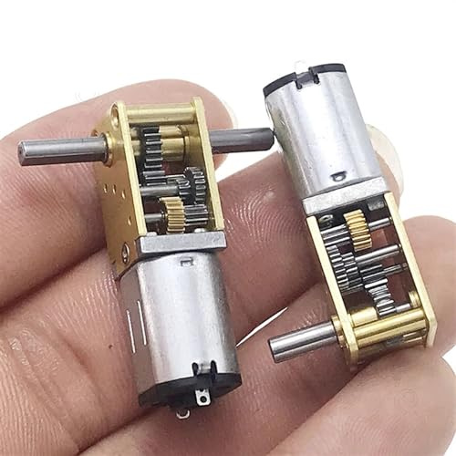 DC 3 V 6 V 12 V Mikro-Getriebemotor, langsames Metallgetriebe, Untersetzungsgetriebe, N20-Elektromotor, 4 7 8 13 15 16 26 27 30 34 53 60 63 – 381 U/min ,Stabile Leistung(DC12V 381RPM,Single Axis)