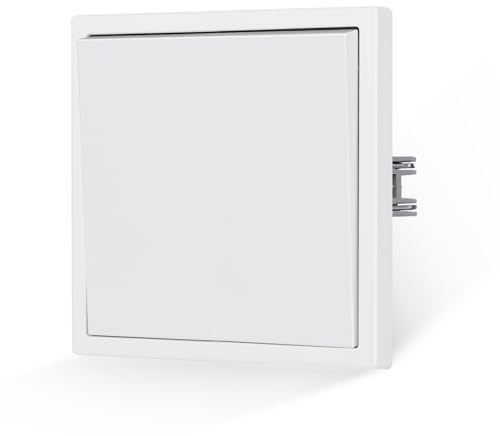 JIMEIDA Lichtschalter Weiß 1 Fach 1 Weg Kippschalter Glattes Hautgefühl mit Steckklemme Unterputz Schalter 10 Amp,250 V