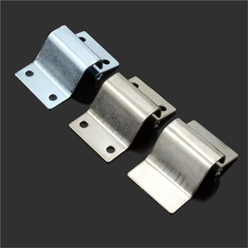 Bisagras soldadas de acero inoxidable, herrajes for muebles, bisagras ocultas for puertas, bisagras de carga ocultas, 1 pieza(Iron Perforated)