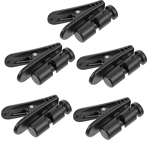 NUOBESTY 5 Piezas Clip de Fijación para Auriculares Accesorios de Micrófono Organizador de Cable para Ejercicio y Fijación y Resistente
