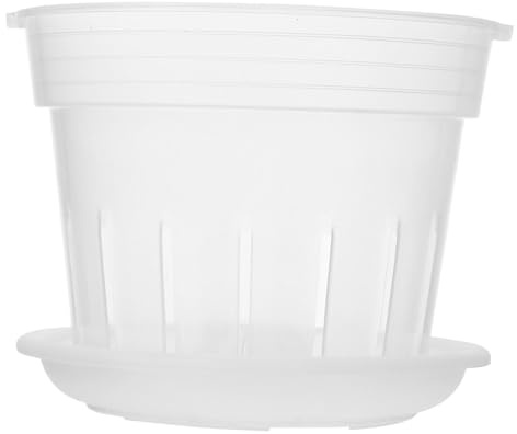 VICASKY Trasparente per Ventilazione e Sottovaso Plastica Resistente e Traspirante per Violette Africane e Piante