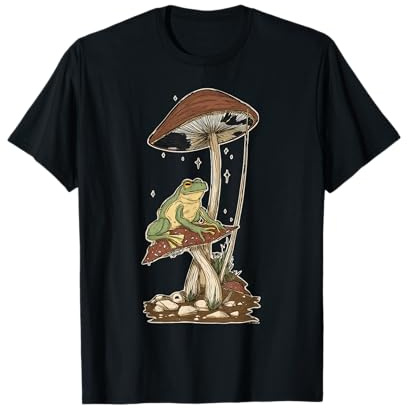 Camiseta mágica Frogcore - Fungi Toad y Cottage Frog Dreams Camiseta