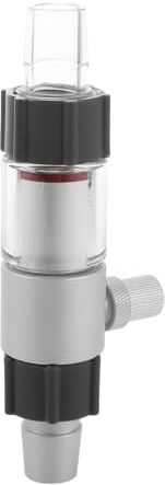 HANABASS Nano Bubble CO2 Diffusorreaktor für Aquarien Externer Inline Reaktor aus Glas mit Rückschlagventil Kompatibel mit Aquarium Schläuchen und Kanisterfiltern
