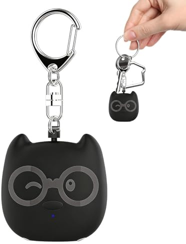 YRTUOP Alarma de Seguridad - 130 dB con Luz Recargable,Alarma para Autodefensa de Mujeres - Dispositivo de Protección Personal en Llavero para Mujeres, Hombres, Niños, Mayores y Actividades al Aire