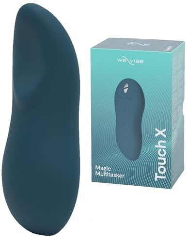 We-Vibe Touch X Lay On Vibrator | Vibrating Mini Bullet Sex Toys for Women | Clitoral Stimulator Personal Massager | 8 Intensity Levels & 7 Vibration Modes| Adult Toys & Sexual Pleasure Tools | Green