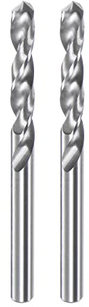 sourcing map 2pcs Solid Carbide Drill Bits 3mm C3/K10 Tungsten Carbide Precision Mini Micro Straight Shank Twist Drill Bit for Stainless Steel Metal Plastic Wood