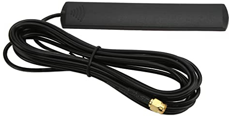 Antena de Alta Ganancia 8DBI para Enrutador WiFi, 2G 3G 4G 5G Banda Completa, Cable RG174 de 3 Metros, Negro