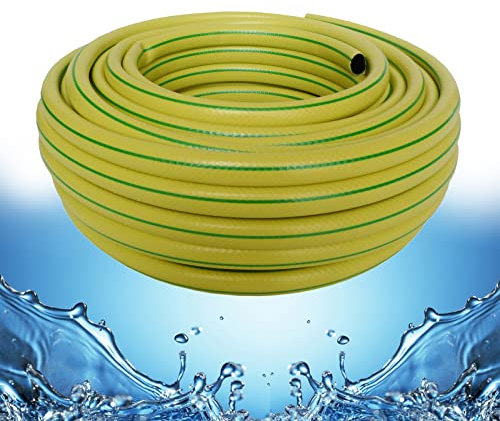 Gartenschlauch Wasserschlauch 1 Zoll (25mm) 50m universal Gelb Schlauch