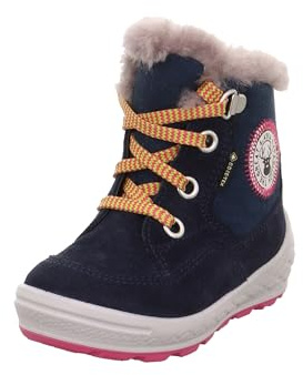 Superfit Mädchen Mädchen Groovy 2.0 Mädchen Warm Gefütterte Gore-tex Blau/Pink 8000Schneestiefel