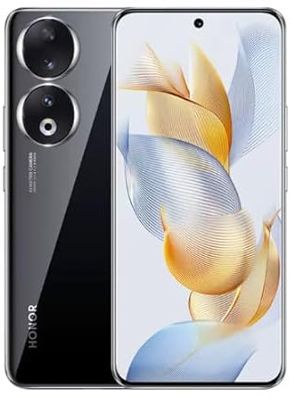 HONOR 90 téléphones portables, triple appareil photo 200 MP, écran incurvé de 6,7 AMOLED 120 Hz, smartphone 5G 12 Go + 512 Go, batterie 5000 mAh, Supercharge 66 W, double SIM, Android 13, noir