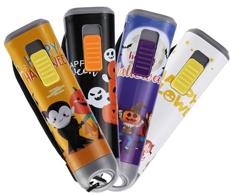 EverBrite Juego de 4 Mini Linternas LED con Pilas AAA | Mini Antorchas Portátiles para Iluminación Nocturna, Camping, Senderismo, Emergencias y Uso Diario