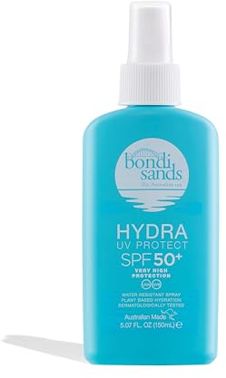 Bondi Sands Hydra UV Protect SPF 50+ Sunscreen Spray | Provides UVA & UVB Protection | Infused with ethically sourced algae | 150ml/5.07 FL OZ