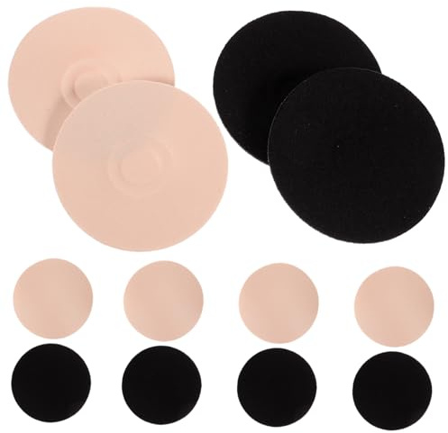 DEARMAMY 6 Paia Copricapezzoli in Cotone Riutilizzabili Per Donne, Coppette Assorbilatte Traspiranti e Invisibili, Protezione Per Capezzolo Comoda Per Allattamento e Uso Quotidiano