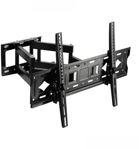 Juanio® Support TV, Fixation Mural inclinable et pivotant à Double Bras pour TV OLED Samsung TQ65S90C 2023 65, VESA 600 * 400mm Noir