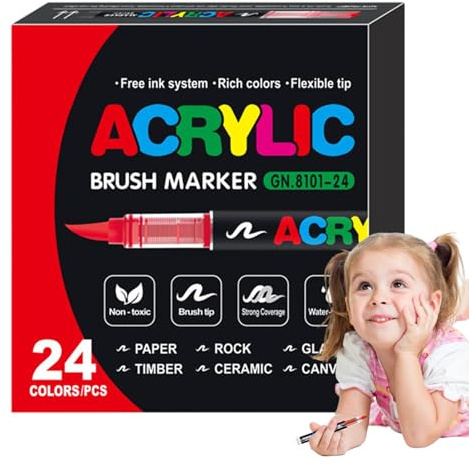 Set di pennarelli artistici, pennarelli per schizzi, Pennarelli da disegno permanenti, Pennarelli da disegno per schizzi da colorare creativi, kit di materiali artistici da disegno multifunzionali per