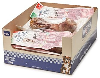 Frigera Osso di prosciutto italiano, XL, 1 pezzo, 350 g, snack da masticare a lunga durata per cani, supporta la pelle e il pelo, favorisce le articolazioni sane, senza cereali e glutine