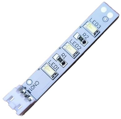 Javoryxh Accesorios de pieza de nevera con luz LED para frigorífico y congelador DA41-00519R, fácil instalación, placa de iluminación para congelador