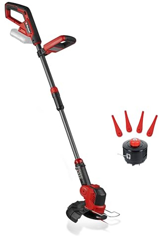 Einhell Akku-Rasentrimmer GE-CT 18/25-1 Li-Solo Power X-Change (18 V, 25 cm Schnittbreite, dreh-/neigbarer Motorkopf, inkl. 20x Kunststoffmesser, 1x Fadenspule, ohne Akku)