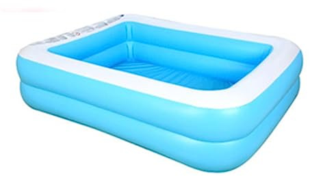 IWENZHKPA Piscine Gonflable Piscine Familiale Gonflable Rectangulaire Piscine De Jardin Gonflable Piscine Familiale Pataugette(181 * 141 * 46cm)
