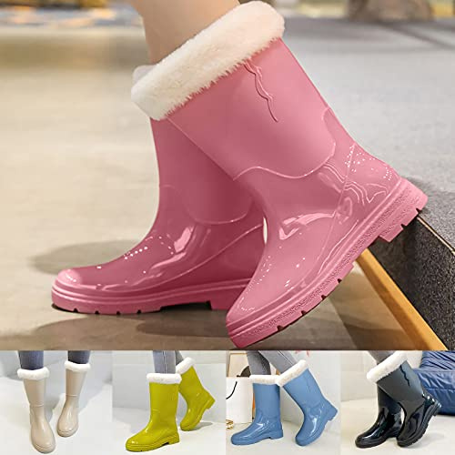 Botte Pluie Femme Bottes Equitation Chaussures Noires Moto Chaussure Printemps Caoutchouc Fourrées Boots Enfant pour Cuir Santiag Noire Bottines Protection Hautes Mollets Larges Jardin De Bottine