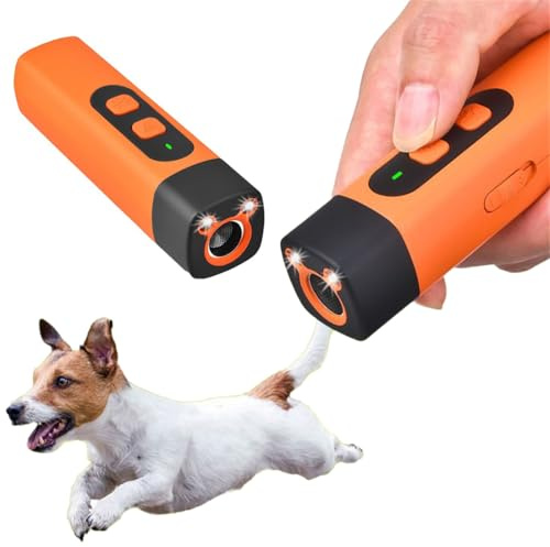 Anti-Bell-Halsbänder Ultraschall-Hundeabwehrgerät mit Taschenlampenfunktion – sanfte, 100% tierfreundliche Verhaltenskorrektur im Garten & unterwegs – robust & wetterfest