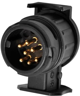 Mikinona Connettore Per Luci Rimorchio Da Pin Pin Convertitore Di Adattatore Per Cavi Luci Rimorchio Connettore Adattatore Per Camper e Traino